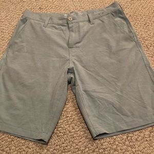 RVCA dual purpose dress shorts men’s size 32 Aqua